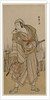 Ichikawa Danjuro V as a Traveller Beside a Clump of Iris, c. 1780 by Katsukawa Shunsho