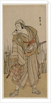 Ichikawa Danjuro V as a Traveller Beside a Clump of Iris, c. 1780 by Katsukawa Shunsho