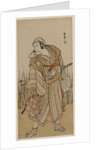 Ichikawa Danjuro V as a Traveller Beside a Clump of Iris, c. 1780 by Katsukawa Shunsho