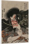 Ichikawa Danjuro VII as Kan Shojo in the Mt. Tenpai Scene, 181 by Gototei Kunisada