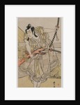 Ichikawa Monnosuke II as Soga no Goro, c. late 1770s by Katsukawa Shunko