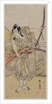 Ichikawa Monnosuke II as Soga no Goro, c. late 1770s by Katsukawa Shunko