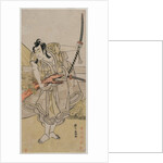 Ichikawa Monnosuke II as Soga no Goro, c. late 1770s by Katsukawa Shunko