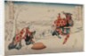 Ichikawa Norinosuke and Ichikawa Yonejuro as Morihachi and Yonehachi?, late 1830s or early 1840s by Hasegawa Sadanobu