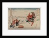 Ichikawa Norinosuke and Ichikawa Yonejuro as Morihachi and Yonehachi?, late 1830s or early 1840s by Hasegawa Sadanobu