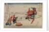Ichikawa Norinosuke and Ichikawa Yonejuro as Morihachi and Yonehachi?, late 1830s or early 1840s by Hasegawa Sadanobu
