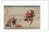 Ichikawa Norinosuke and Ichikawa Yonejuro as Morihachi and Yonehachi?, late 1830s or early 1840s by Hasegawa Sadanobu