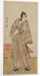 Ichikawa Yaozo II as a Otokodate Standing by a Bench, c. 1780 by Katsukawa Shunsho