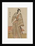Ichikawa Yaozo II as a Otokodate Standing by a Bench, c. 1780 by Katsukawa Shunsho