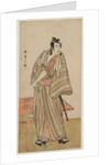 Ichikawa Yaozo II as a Otokodate Standing by a Bench, c. 1780 by Katsukawa Shunsho
