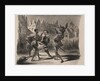Illustrations for Faust: Duel of Faust and of Valentin, 1828 by Eugène Delacroi