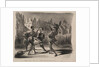 Illustrations for Faust: Duel of Faust and of Valentin, 1828 by Eugène Delacroi
