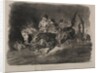 Illustrations for Faust: Faust and Méphistophélés horse riding on the Sabbath, 1828 by Eugène Delacroi