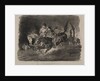 Illustrations for Faust: Faust and Méphistophélés horse riding on the Sabbath, 1828 by Eugène Delacroi