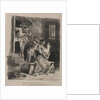 Illustrations for Faust: Faust in the prison of Marguerite, 1828 by Eugène Delacroi