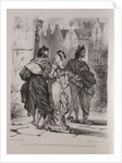 Illustrations for Faust: Faust seeks to allure Marguerite, 1828 by Eugène Delacroi