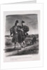 Illustrations for Faust: Faust, Méphistophélé and the barbet, 1828 by Eugène Delacroi