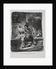 Illustrations for Faust: Méphistophélés and Faust flee after the duel, 1828 by Eugène Delacroi