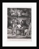 Illustrations for Faust: Méphistophélés visits Faust, 1828 by Eugène Delacroi
