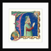 Initial A from a Choral Book with King David, c. 1470-1480 by Guglielmo Giraldi del Magri (attributed to)