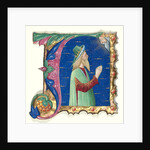 Initial A from a Choral Book with King David, c. 1470-1480 by Guglielmo Giraldi del Magri (attributed to)