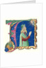 Initial A from a Choral Book with King David, c. 1470-1480 by Guglielmo Giraldi del Magri (attributed to)