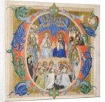 Initial G[audeamus omnes] from a Gradual: The Court of Heaven, 1371-77 by Don Silvestro dei Gherarducci