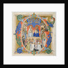 Initial G[audeamus omnes] from a Gradual: The Court of Heaven, 1371-77 by Don Silvestro dei Gherarducci