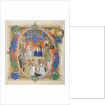 Initial G[audeamus omnes] from a Gradual: The Court of Heaven, 1371-77 by Don Silvestro dei Gherarducci