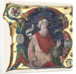 Initial R from a Choral Book with King David, c. 1470-1480 by Guglielmo Giraldi del Magri (attributed to)