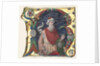 Initial R from a Choral Book with King David, c. 1470-1480 by Guglielmo Giraldi del Magri (attributed to)