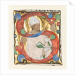 Initial S from a Gradual: St. Augustine, c. 1420 by Master of the Murano Gradual