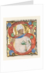 Initial S from a Gradual: St. Augustine, c. 1420 by Master of the Murano Gradual