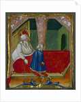 Initial T from a Choral Book with Isaac and Esau, c. 1460-1470 by Bartolomeo da Gallarate