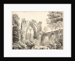 Inside the East End of Nettley Abbey, 1794 by Michel Angelo Rooker