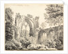 Inside the East End of Nettley Abbey, 1794 by Michel Angelo Rooker
