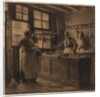 Interior of a Butcher Shop, c. 1881 by Léon Augustin Lhermitte