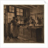 Interior of a Butcher Shop, c. 1881 by Léon Augustin Lhermitte