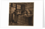 Interior of a Butcher Shop, c. 1881 by Léon Augustin Lhermitte