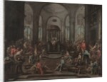 Interior of a Synagogue, c. 1725-1735 by Alessandro Magnasco