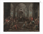 Interior of a Synagogue, c. 1725-1735 by Alessandro Magnasco
