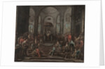 Interior of a Synagogue, c. 1725-1735 by Alessandro Magnasco