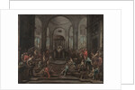Interior of a Synagogue, c. 1725-1735 by Alessandro Magnasco