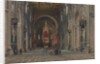 Interior of San Giovanni in Laterano, Rome, c. 1896 by Martino del Don