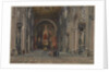 Interior of San Giovanni in Laterano, Rome, c. 1896 by Martino del Don