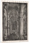 Interior of St. Stephen's Cathedral in Vienna, c. 1810 by Karl Friedrich Schinkel