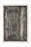Interior of St. Stephen's Cathedral in Vienna, c. 1810 by Karl Friedrich Schinkel