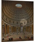Interior of the Pantheon, Rome, 1747 by Giovanni Paolo Panini