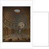 Interior of the Pantheon, Rome, 1747 by Giovanni Paolo Panini