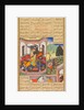 Isfandiyar slays Arjasp, the king of Turan, from a Shah-nama of Firdausi…, 1600-16 by Haidar Kashmiri